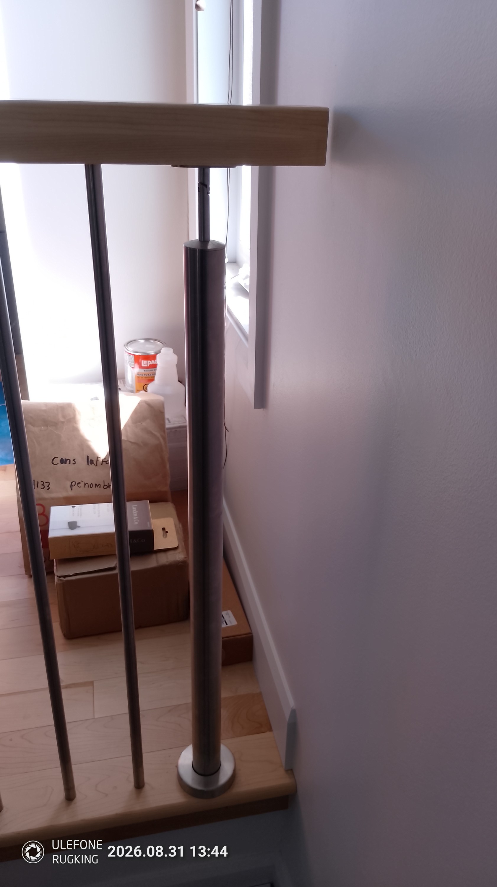 installation de la rampe