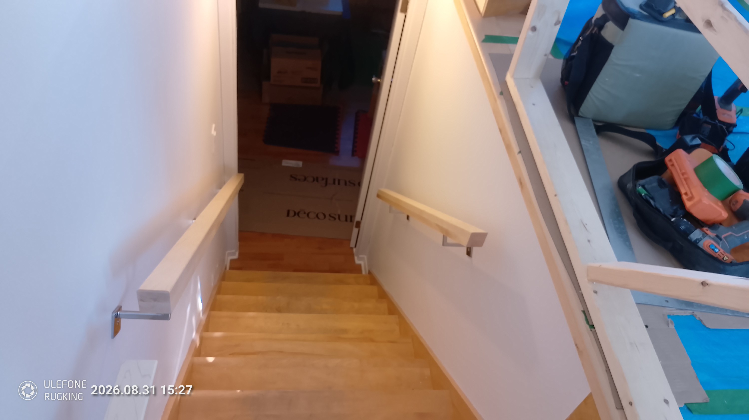 installation de la rampe